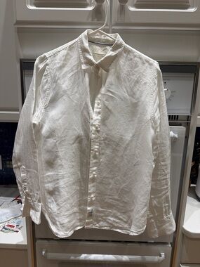 J crew linen blouse